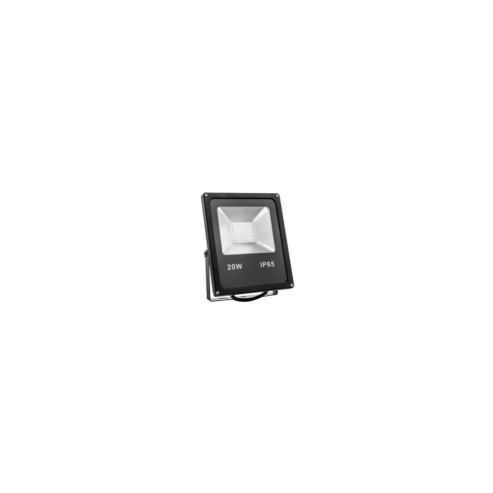 NOCTIS ECO CZARNY OPRAWA NAŚWIETLACZ LED 20W 230V CW 6000K 1400LM IP65 120ST AL/ SZKŁO