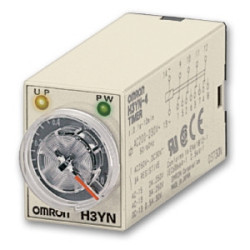 H3YN-2 DC24 TIMER, PLUG-IN, 8-PIN, MULTIFUNCTION, 0.1 S-10 M SHORT-TIME RANGE MODEL, DPDT, 24 VDC SU
