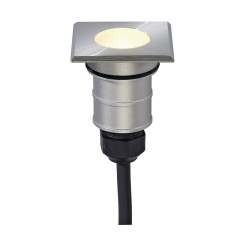 POWER TRAIL-LITE STAL NIERDZEWNA OPRAWA NAJAZDOWA LED 1W WW 3000K 45LM IP67 STAL NIERDZEWN 316 SZKŁO