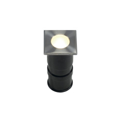 POWER TRAIL-LITE STAL NIERDZEWNA OPRAWA NAJAZDOWA LED 1W WW 3000K 45LM IP67 STAL NIERDZEWN 316 SZKŁO