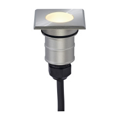POWER TRAIL-LITE STAL NIERDZEWNA OPRAWA NAJAZDOWA LED 1W WW 3000K 45LM IP67 STAL NIERDZEWN 316 SZKŁO