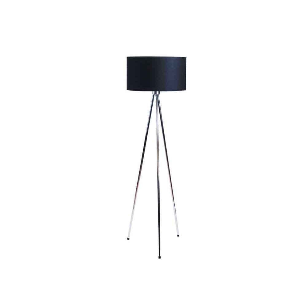 FINN CZARNY CZARNY OPRAWA PODŁOGOWA 1X E27/ 60W IP20 METAL/ TKANINA