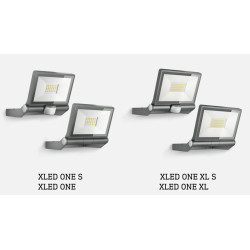 XLED ONE S Z ANTRACYT OPRAWA NAŚWIETLACZ LED 23.5W WW 3000K 2550LM IP44 IK03 + CZUJNIK RUCHU AL