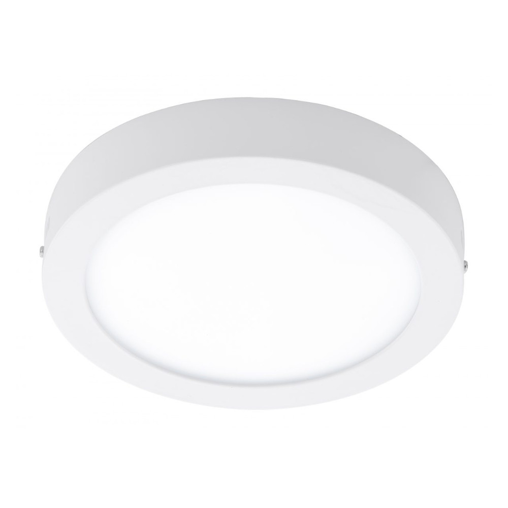 FUEVA 1 BIAŁY OPRAWA SUFITOWA PLAFON NT LED 22W WW 3000K 2200LM FI300 IP20 METAL/ TWORZYWO