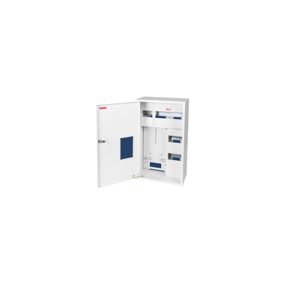 RU-25-P Z/O ROZDZIELNIA METALOWA LICZNIKOWA NT 3F 25M 11+4M 2X 5M 560X340X185 DRZWI ZAMEK/SZYB BIAŁY