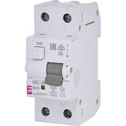 KZS-2M B 25A/ 300MA/AC WYŁĄCZNIK RÓŻNICONADPRĄDOWY B 25A 1P+N 2M 300MA AC 10KA