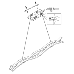 LASANA 2 CHROM/ BIAŁY OPRAWA WISZĄCA LED 35W WW 3000K 5300LM IP20 STAL/ ALUMINIUM/ TWORZYWO