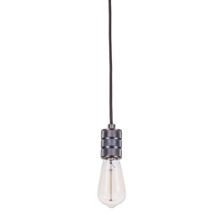 MILLENIA CZARNY OPRAWA WISZĄCA 1X E27/ 60W IP20 ALUMINIUM