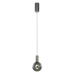 ARIA CHROM/ DYMIONY OPRAWA WISZĄCA LED 6W WW 3000K 84LM IP20 STOP METALI