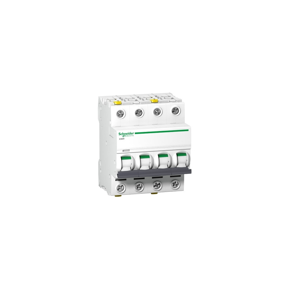 Schneider Electric Wyłącznik nadprądowy Acti9 iC60H-B10-4 B 10A 4-biegunowy, A9F06410