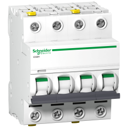 Schneider Electric Wyłącznik nadprądowy Acti9 iC60H-B10-4 B 10A 4-biegunowy, A9F06410