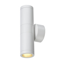 ASTINA BIAŁY OPRAWA ŚCIENNA KINKIET 2X GU10/ 11W IP44 ALUMINIUM/ SZKŁO