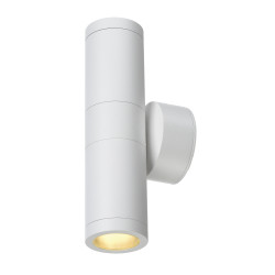 ASTINA BIAŁY OPRAWA ŚCIENNA KINKIET 2X GU10/ 11W IP44 ALUMINIUM/ SZKŁO