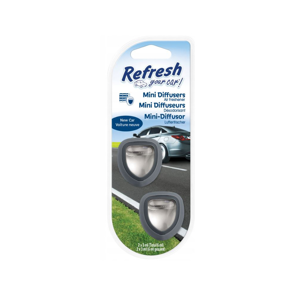 ZAPACH SAMOCHODOWY REFRESH MINI VENT NEW CAR