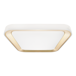 QUADRO ZŁOTY/ BIAŁY OPRAWA SUFITOWA PLAFON LED 38W 3000K - 6000K 4000LM IP20 METAL/ TWORZYWO