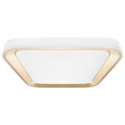QUADRO ZŁOTY/ BIAŁY OPRAWA SUFITOWA PLAFON LED 38W 3000K - 6000K 4000LM IP20 METAL/ TWORZYWO