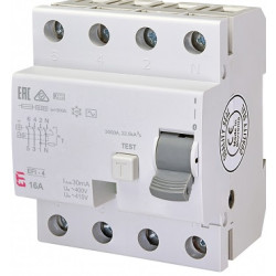 EFI-4 80A/ 30MA/AC WYŁĄCZNIK RÓŻNICOWY 80A 4P 4M 30MA AC 10KA