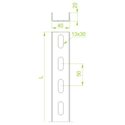 CD40H20/2 CEOWNIK 2M 1.2 MM