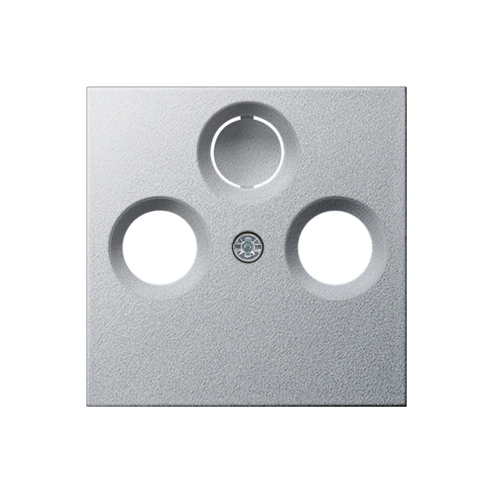 SYSTEM 55 MODUŁ ALUMINIUM PŁYTKA GNIAZDA ANTENOWEGO RTV/SAT