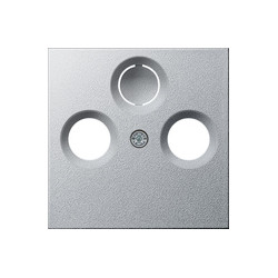 SYSTEM 55 MODUŁ ALUMINIUM PŁYTKA GNIAZDA ANTENOWEGO RTV/SAT