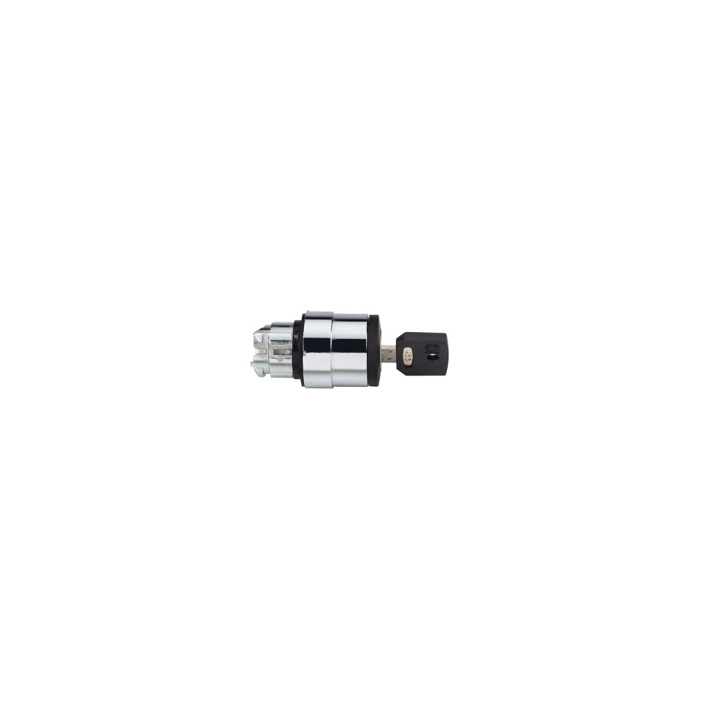 Schneider Electric Harmony XB4 Główka przełącznika 3 pozycyjnego z kluczem 455 z samopowrotem czarny metalowy, ZB4BG6