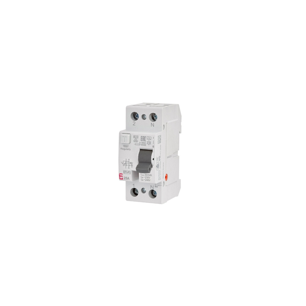 EFI-P2 40A/ 100MA/AC WYŁĄCZNIK RÓŻNICOWY 40A 2P 2M 100MA AC 10KA