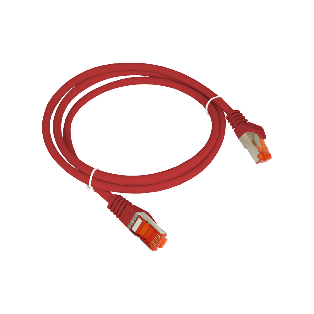 PATCH-CORD S/FTP KAT.6A LSOH 2.0M CZERWONY ALANTEC