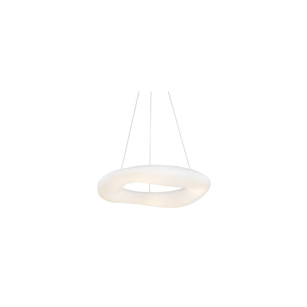 DONUT 46 BIAŁY OPRAWA WISZĄCA LED 64W 2700-6000K 5440LM IP20 PVC/ METAL