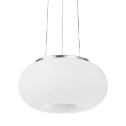 OPTICA-C NIKIEL SATYNOWY/ BIAŁY OPRAWA WISZĄCA LED 22W 2700K-6500K 2900LM IP20 STAL/ SZKŁO OPAL