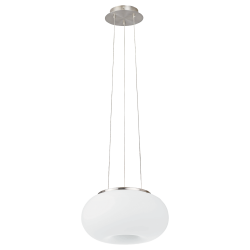 OPTICA-C NIKIEL SATYNOWY/ BIAŁY OPRAWA WISZĄCA LED 22W 2700K-6500K 2900LM IP20 STAL/ SZKŁO OPAL