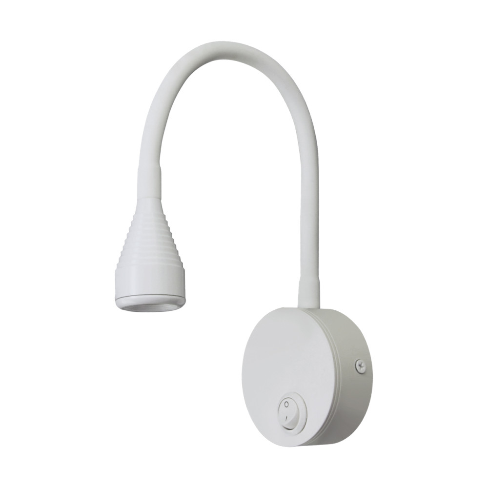 POLA BIAŁY OPRAWA ŚCIENNA KINKIET NT LED 3.5W NW 4100 245LM IP20 ALUMINIUM/ SZKŁO AKRYLOWE