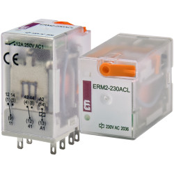 ERM2-230ACL PRZEKAŹNIK 2 STYKOWY 230V AC