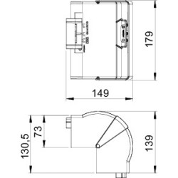 GK-AH70170RW NAROŻE ZEWNĘTRZNE RUCHOME