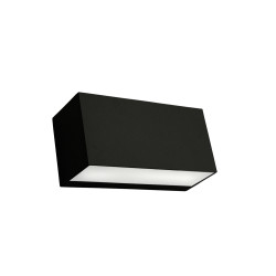ASKER CZARNY OPRAWA ŚCIENNA KINKIET 1X E27/ 42W JEDNOSTRONNY IP65 PC/ ODLEW AL