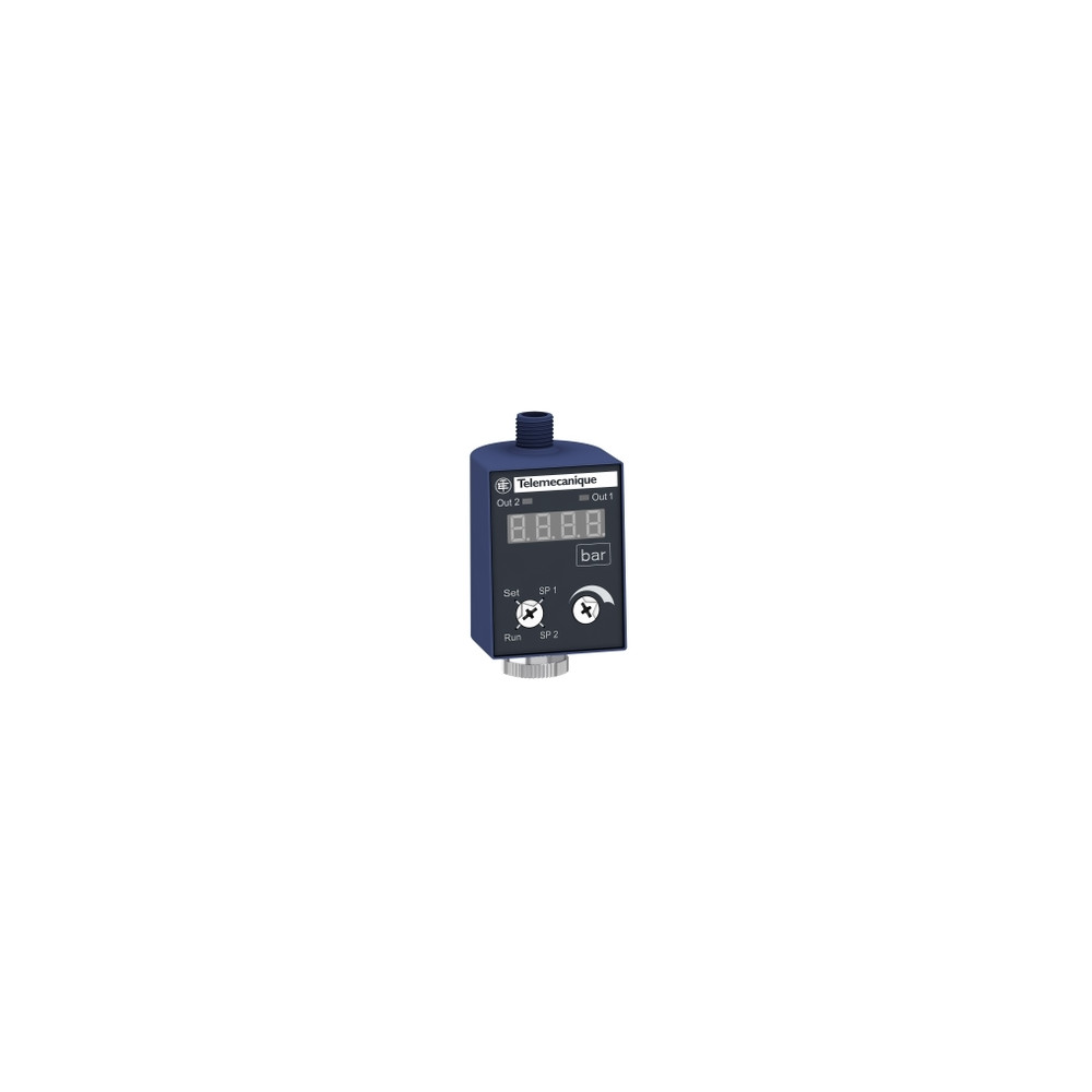 Schneider Electric OsiSense XM Elektroniczny czujniki ciśnienia ZMLP 24VDC 2 NPN złącze M12, ZMLPA2N0SH