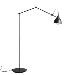 AIDA CZARNY OPRAWA PODŁOGOWA 1X E27/ 60W IP20 METAL