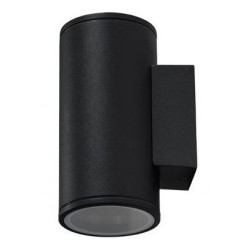 JOE WALL 2 CZARNY OPRAWA ŚCIENNA KINKIET 2X GU10/ 35W IP54 ALUMINIUM/ SZKŁO