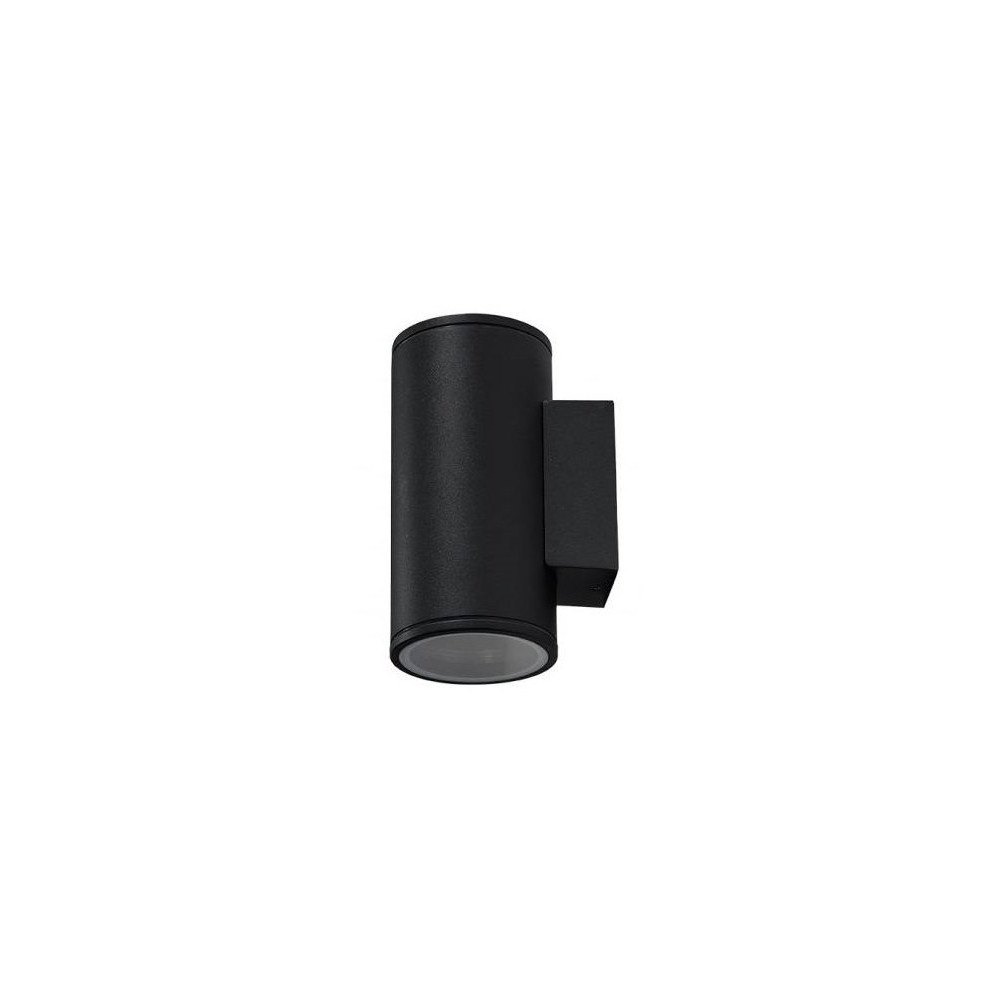 JOE WALL 2 CZARNY OPRAWA ŚCIENNA KINKIET 2X GU10/ 35W IP54 ALUMINIUM/ SZKŁO