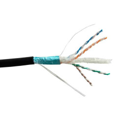 F/UTP KAT.6A KABEL TELEINFORMATYCZNY SECURITYNET ZEWNĘTRZNY ŻELOWANY 500M BĘBEN