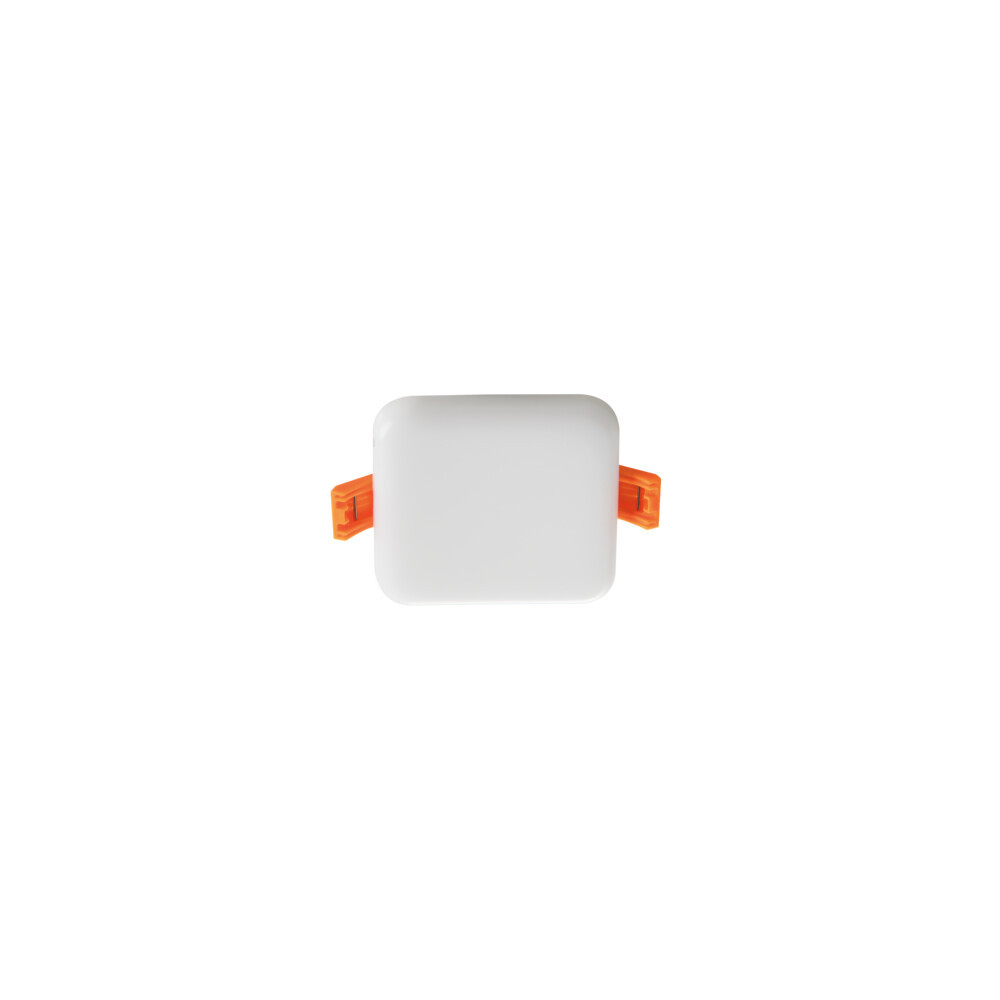 AREL LED BIAŁY OPRAWA DOWNLIGHT LED PT 6W NW 4000K 490LM IP65/20 KWADRAT 76X76 120ST ALUMINIUM/ PMMA