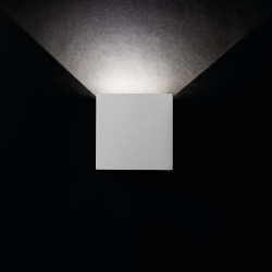 REKA LED EL 7W-O-GR GRAFIT OPRAWA ŚCIENNA KINKIET ELEWACYJNY LED 7W NW 7000K 380LM IP54 90ST AL/SZKŁ