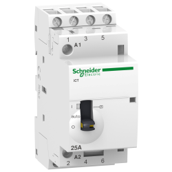 Schneider Electric Stycznik modułowy Acti9 iCT50r25-40-230 25A 4NO 50/60Hz 220/240 VAC, A9C21834
