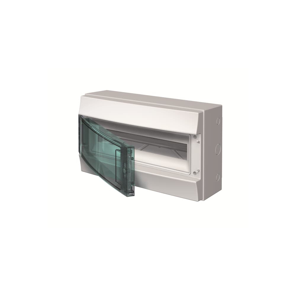 MISTRAL65 ROZDZIELNIA PLASTIKOWA NT 18M 1X 18M N+PE IP65 IK09 430X250X155 DRZWI DYMNE SZARY