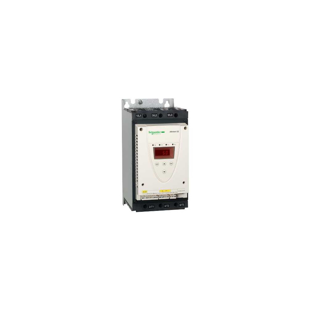 Schneider Electric Układ łagodnego rozruchu ATS22 3 fazowe 230/440VAC 50/60Hz 37kW 75A IP20, ATS22D75Q