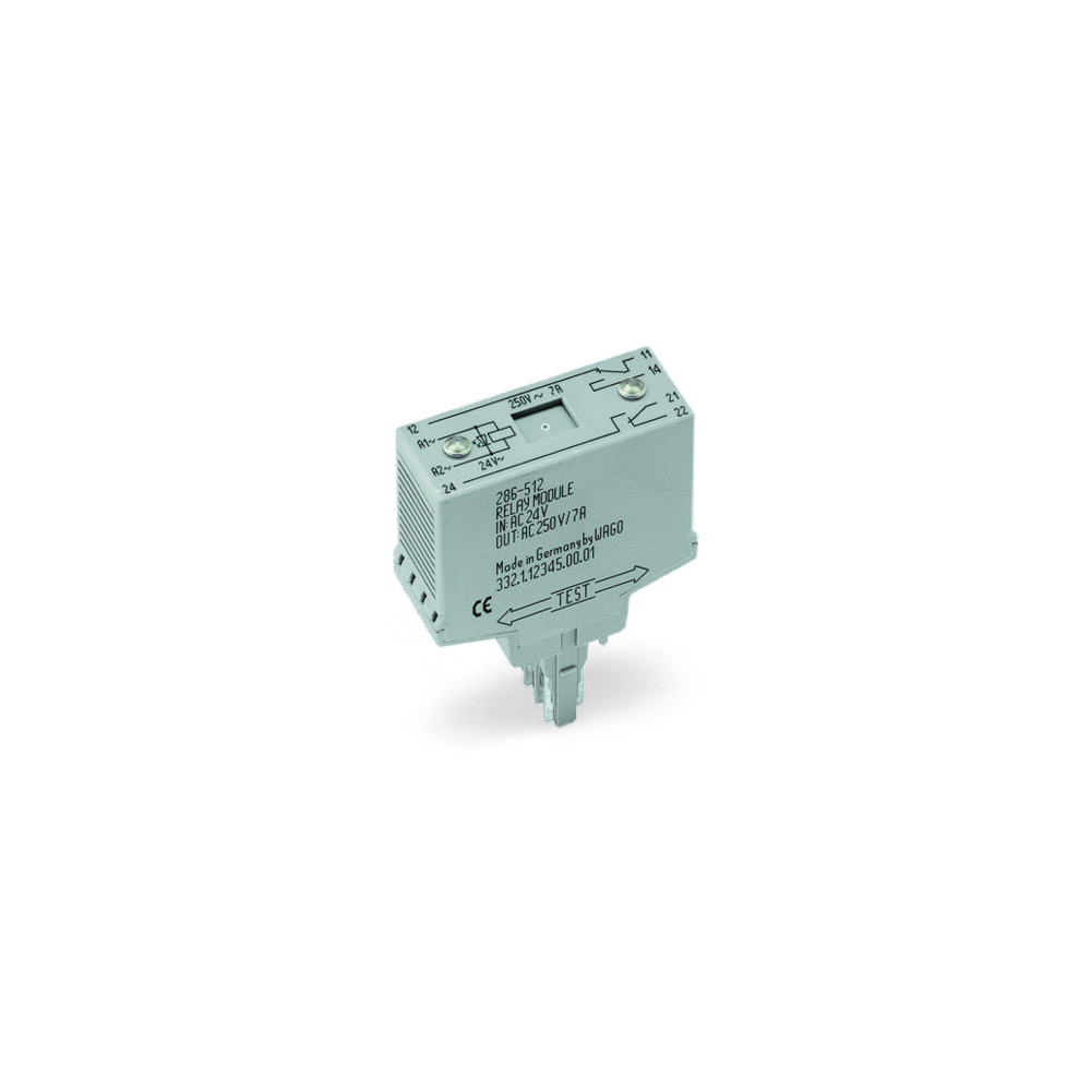 MODUŁ PRZEKAŹNIKOWY 20MM 24V DC 2P
