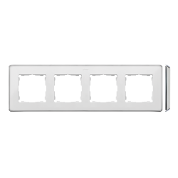 SIMON 82 DETAIL SELECT BIAŁY METAL / PODSTAWA CHROM RAMKA 4X