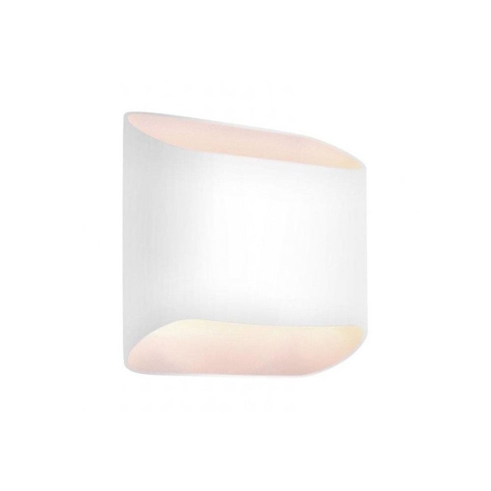 PANCAKE BIAŁY OPRAWA ŚCIENNA KINKIET NT 2X G9/ 40W IP20 METAL/ SZKŁO