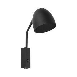 SOHO BLACK CZARNY OPRAWA ŚCIENNA KINKIET NT 1X E27/ 15W IP20 METAL/ TWORZYWO