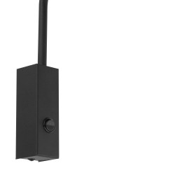 SOHO BLACK CZARNY OPRAWA ŚCIENNA KINKIET NT 1X E27/ 15W IP20 METAL/ TWORZYWO