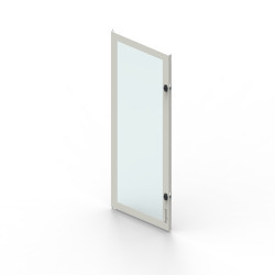 XL3 S  160 DRZWI TRANSPARENTNE METALOWE 7X 24M 1190X595 Z KLAMKĄ IP40 BIAŁY